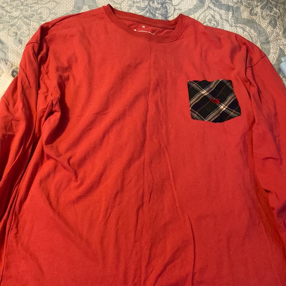 Red/plaid long sleeve